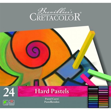 Cretacolor Hard (Carré) Pasteller - 24 stk. sæt